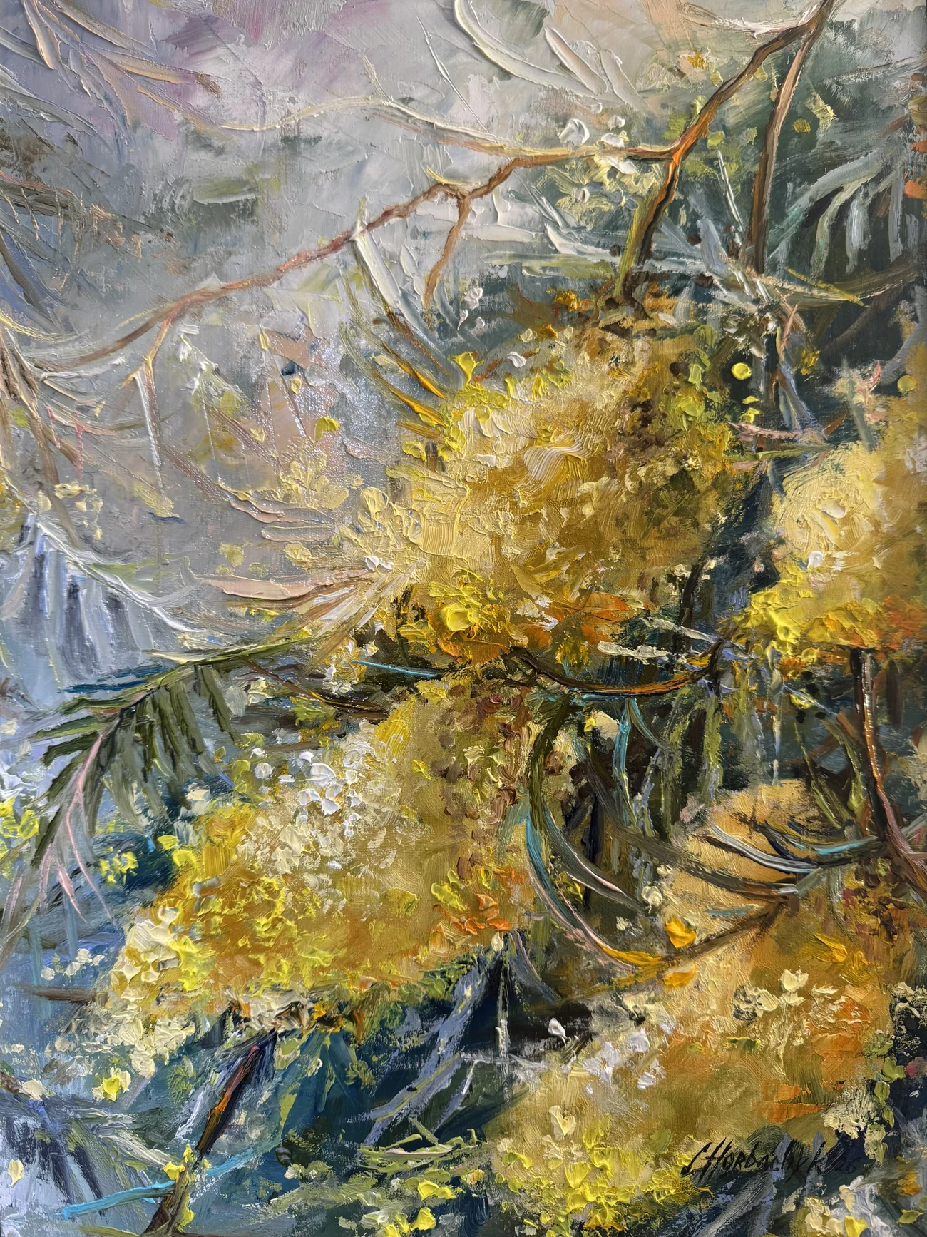 Golden Bloom — detail 1