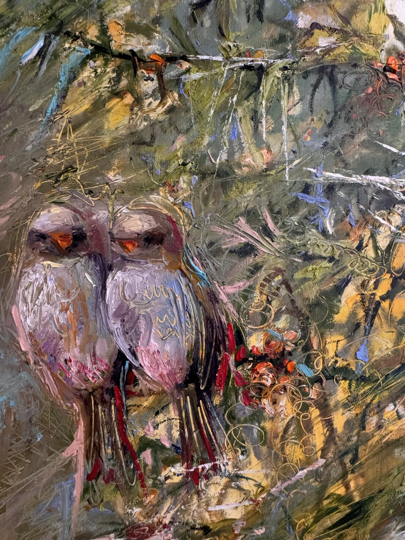 Two in Silence — detail 2